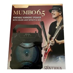Santana Mumbo 6.5 Core Series Portable‎ Bluetooth Karaoke Speaker NIB